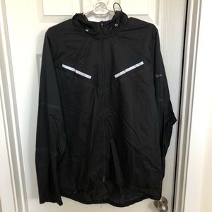 Nike black lightweight run windbreaker